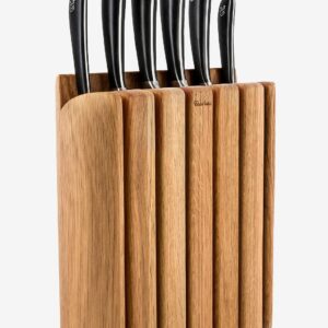 Robert Welch – Boken Knivblock i ek 7P Signature – Brun – Köksknivar & tillbehör – Från Homeroom