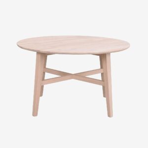 Rowico Home – Soffbord Filippa, diameter 90 cm – Vit – Soffbord – Från Homeroom