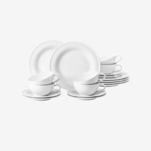 Seltmann Weiden – Middagsservis Seltmann Beat 18 delar – Vit – Koppar & muggar – Från Homeroom