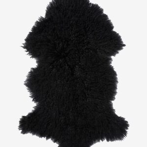Skinnwille – Fårskinnsfäll Shansi – Svart – Fällar & skinnmattor – Från Homeroom