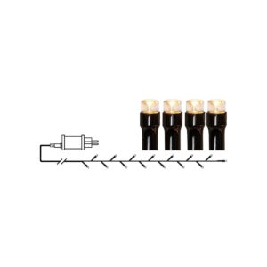 Star Trading – Ljuskedja Glänsande varmvit 5,6m – Svart – Ljusslingor – Från Homeroom