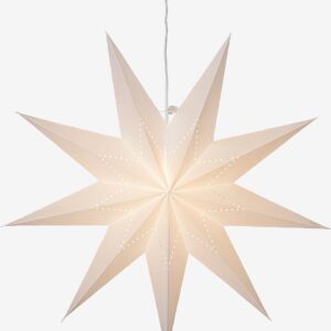 Star Trading – Pappersstjärna Lysa ⌀ 60 cm – Vit – Adventsstjärnor – Från Homeroom