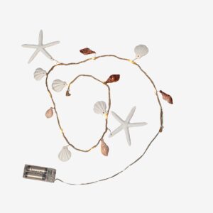 Star Trading – Sträng Ljus Seaside Shells – Beige – Ljusslingor – Från Homeroom