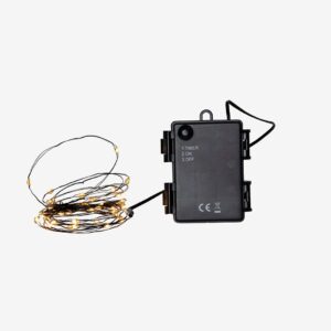 Star Trading – Utomhus String Light Dew Drop – Svart – Ljusslingor – Från Homeroom