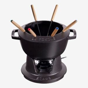 Staub – Fondueset 20 cm, 2,35 l – Svart – Grytor & kastruller – Från Homeroom