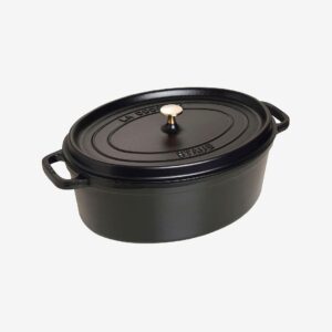 Staub – Gryta La Cocotte oval 37 cm, 8 L – Svart – Grytor & kastruller – Från Homeroom