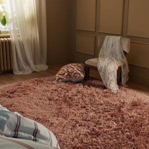 Staycation – Ryamatta Fluffy – Rosa – Lugg & ryamattor – Från Homeroom