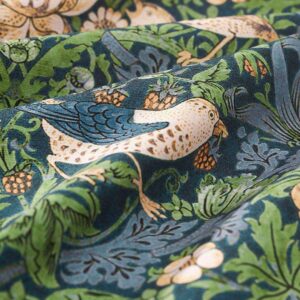 Svanefors – Gardin Vilja, 2-pack – Blå – Veckbandslängder – Från Homeroom