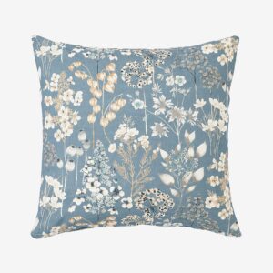 Svanefors – Kuddfodral Wood 45×45 cm – Blå – Prydnadskuddar & kuddfodral – Från Homeroom