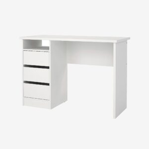 Tvilum – Function Plus Desk 3 lådor – Vit – Skrivbord – Från Homeroom