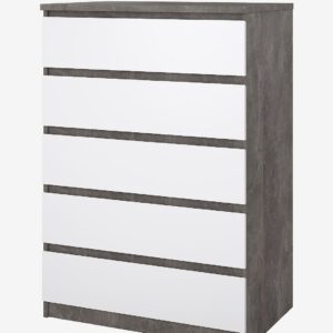 Tvilum – Naia Byrå 5 lådor – Paket – Grå – Byråar – Från Homeroom