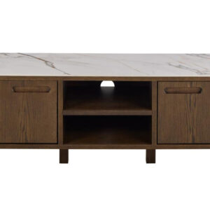 VELORIA TV-bänk Mörkbrun