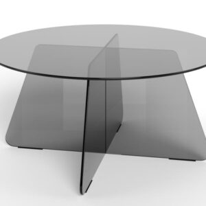 VIDD Soffbord Glas 80 Grå