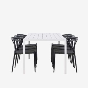 Venture Home – Break Matgrupp med stolar Stina – Svart – Matgrupper – Från Homeroom