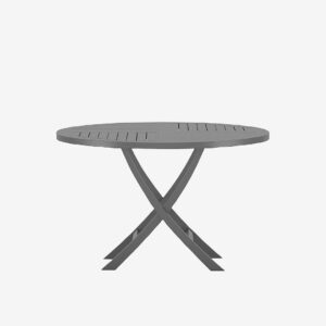 Venture Home – Kenya runt matbord – Svart – Matbord utomhus – Från Homeroom