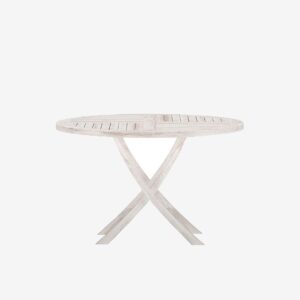 Venture Home – Kenya runt matbord – Vit – Matbord utomhus – Från Homeroom