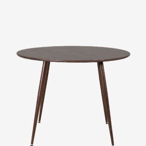 Venture Home – Matbord Pia, Dia 100 cm – Brun – Matbord – Från Homeroom