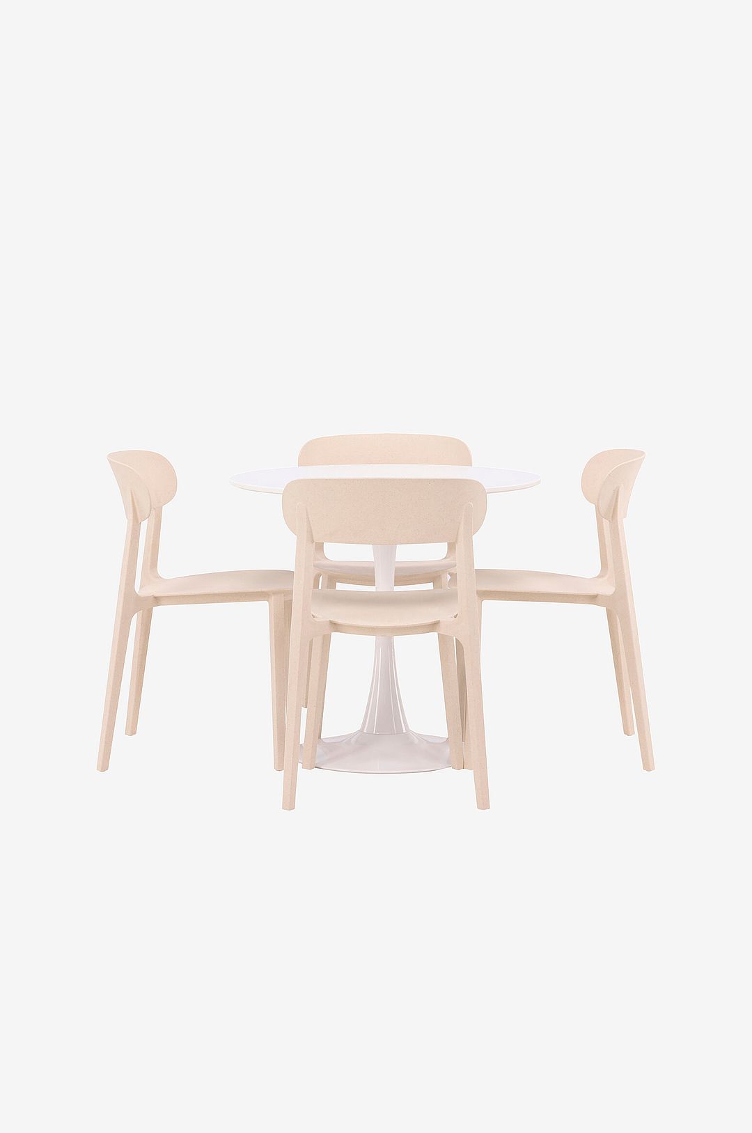 Venture Home – Matgrupp Hamden med 4 stycken stolar Åstol – Svart – Matgrupp 4 personer – Från Homeroom