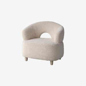 Venture Home – Moglas Fåtölj – Vit – Fåtöljer – Från Homeroom