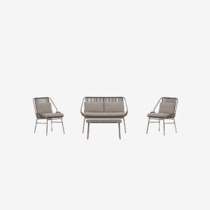 Venture Home – Zakynthos soffgrupp – Brun – Loungemöbler – Från Homeroom