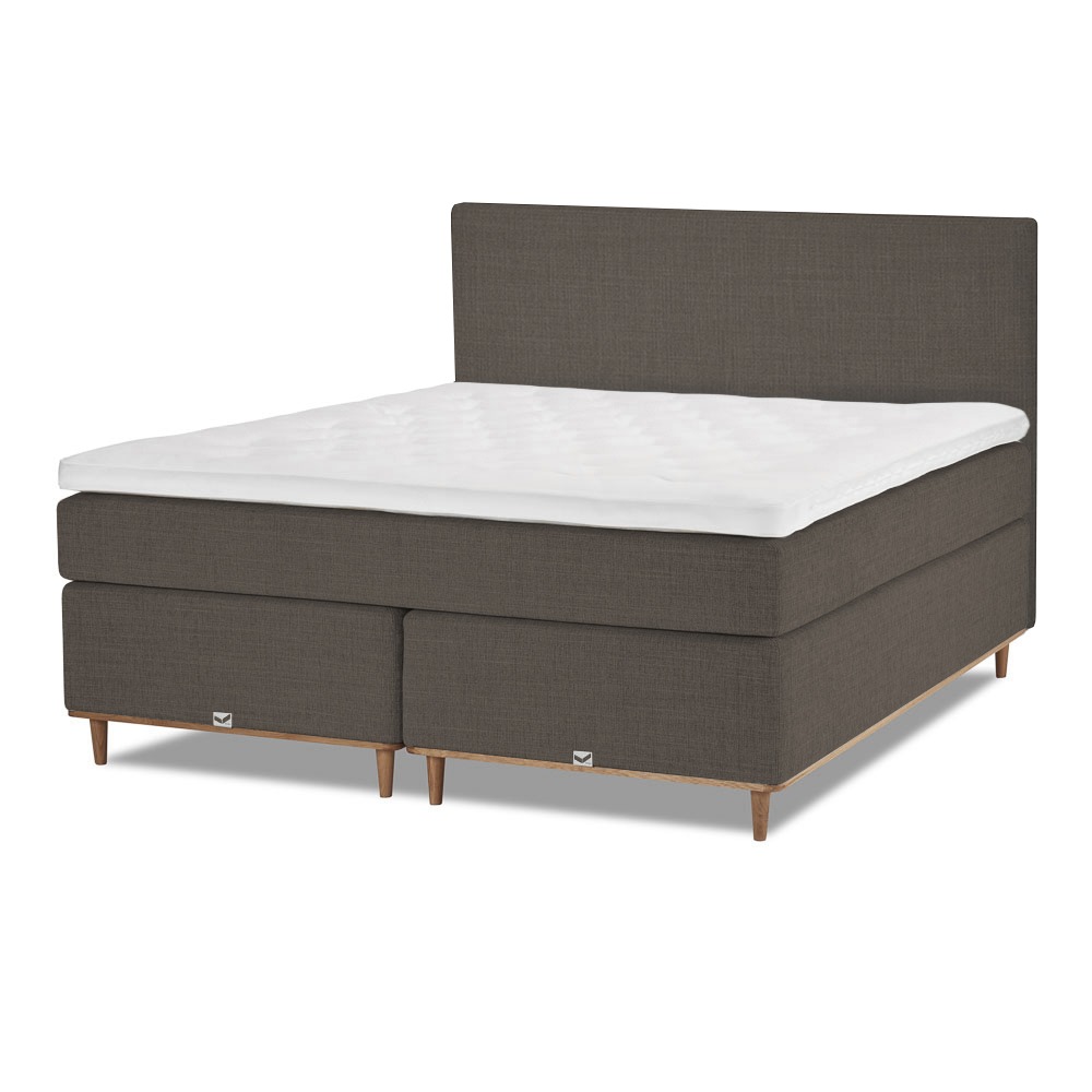 Viking Adelsö Kontinentalsäng 210×210 Brun