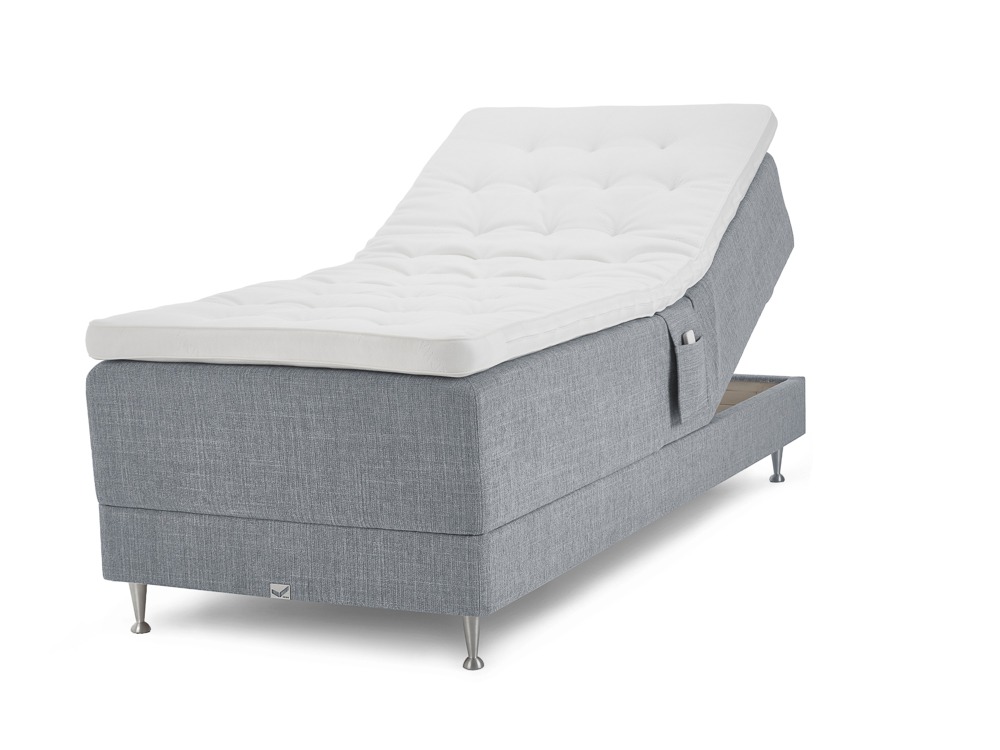 Viking Birka DuoFlex Ställbar Säng 210×210 Blå