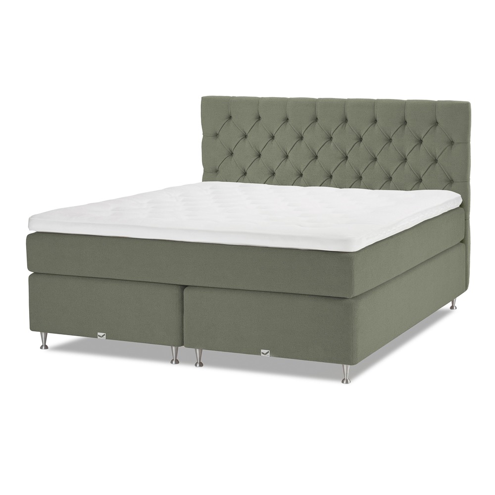 Viking Birka Kontinentalsäng 120×210 Grön