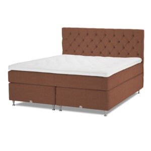 Viking Birka Kontinentalsäng 210×200 Röd