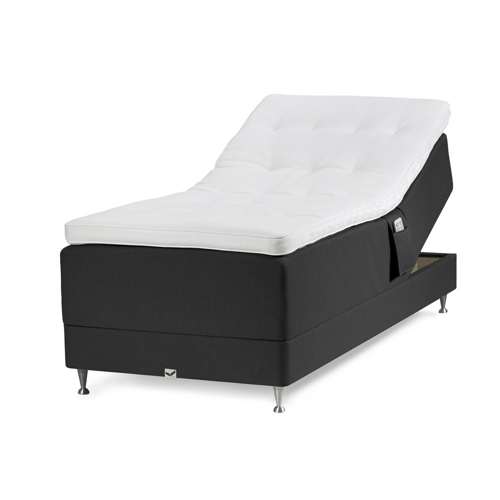 Viking Ekerö DuoFlex Ställbar Säng 180×200 Svart