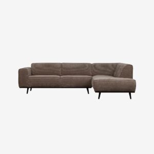 WOOOD – Hörnsoffa höger Statement – Grå – 4-sits soffor – Från Homeroom