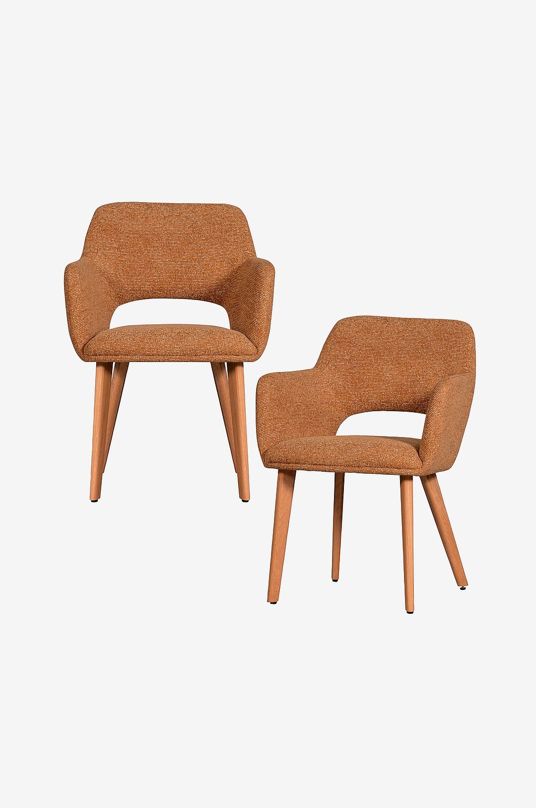 WOOOD – Murat matstol – set om 2 – Gul – Stolar – Från Homeroom