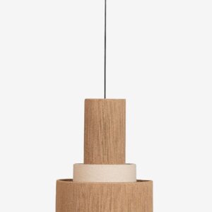WOOOD – Pendel Lampa Pelle – Beige – Taklampor – Från Homeroom