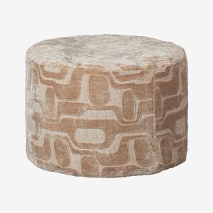 WOOOD – Sittpuff Yago – Beige – Fotpallar & puffar – Från Homeroom