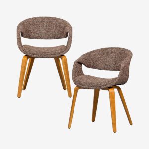 WOOOD – Yossi matstol – set om 2 – Brun – Stolar – Från Homeroom