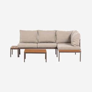 WOOOD – Zaro modulär loungesoffa – Beige – Loungemöbler – Från Homeroom
