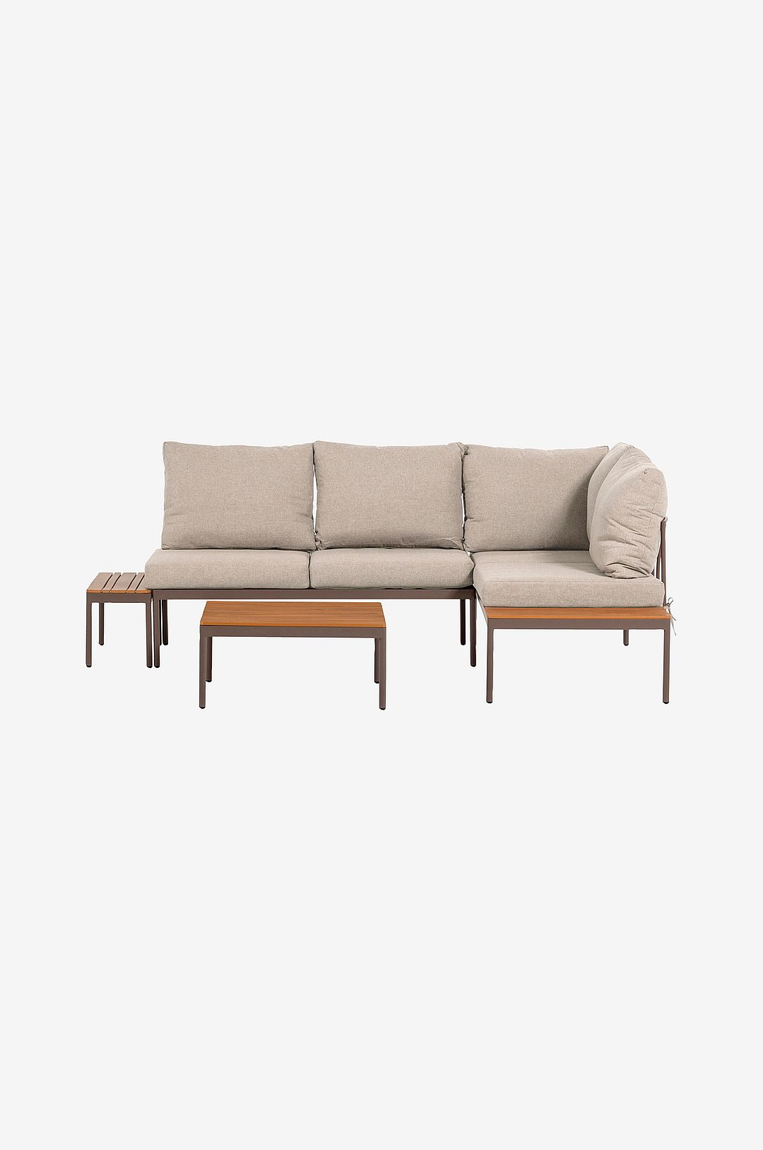 WOOOD – Zaro modulär loungesoffa – Beige – Loungemöbler – Från Homeroom
