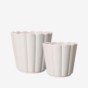 Wikholm Form – Kruka Edna – Vit – Krukor & vaser – Från Homeroom