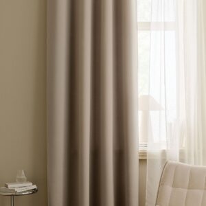 &Home – Mörkläggningsgardin Linnie 1-pack – Beige – Mörkläggningsgardiner – Från Homeroom