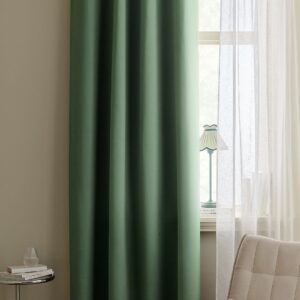 &Home – Mörkläggningsgardin Linnie 1-pack – Grön – Mörkläggningsgardiner – Från Homeroom
