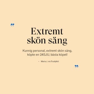 24SJU Midnatt Komfort Premium Kontinentalsäng 120×200 Antracit