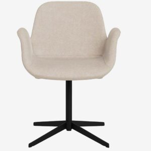 AC Design Furniture – Beth matstol sviwel med armstöd – Beige – Stolar – Från Homeroom