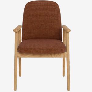 AC Design Furniture – Calvin matstol med armstödslåda 2 st – Brons – Stolar – Från Homeroom