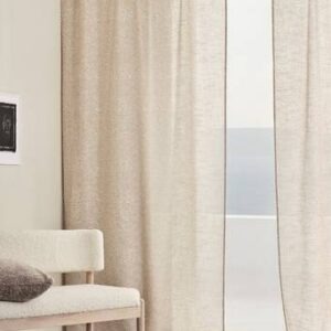 BARK multifunktionsgardin 2-pack Beige