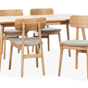 BLANCA 150/LINO Matgrupp 4 Stolar Sand