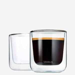 Blomus – Espressoglas Nero 200 ml 2 pack – Transparent – Koppar & muggar – Från Homeroom