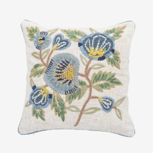 Bloomingville – Hanna Kudde – Blå – Prydnadskuddar & kuddfodral – Från Homeroom