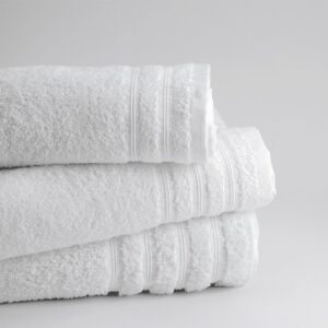 Borganäs of Sweden – Frotté Corfu 550g 2-pack – Vit – Badlakan – Från Homeroom