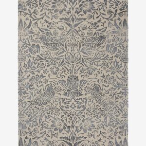 Brink & Campman – Ullmatta Pure Strawberry Thief Ink – Blå – Ullmattor – Från Homeroom