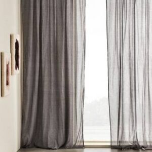 CIA multifunktionsgardin 2-pack Mörkgrå