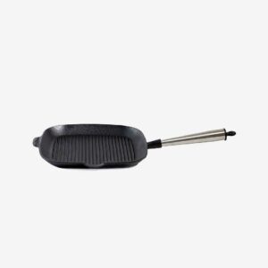 Carl Victor – Grillpanna i gjutjärn 28×28 cm – Svart – Stekpannor & grillpannor – Från Homeroom